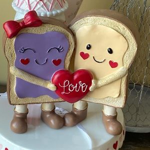 NEW! SWEET Valentines Day Mr & Mrs Peanut Butter & Jelly Love Couple